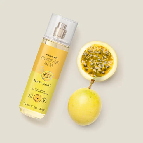 O Boticário Cuide-se Bem Maracujá (Passion Fruit) Body Splash Deodorant 200ml